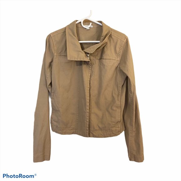 Standard James Perse Khaki Canvas Jacket Size 3 - Picture 2 of 5